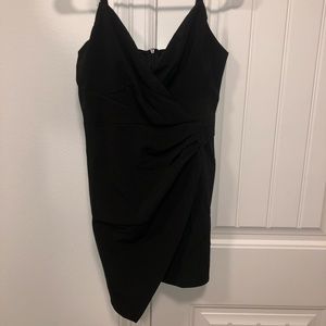 Black mini dress